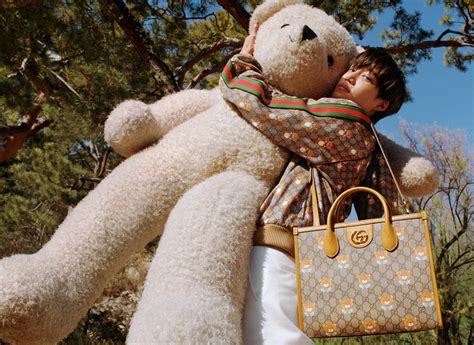 kai and Gucci teddy bear